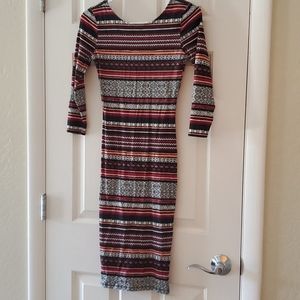 Casual midi bodycon dress